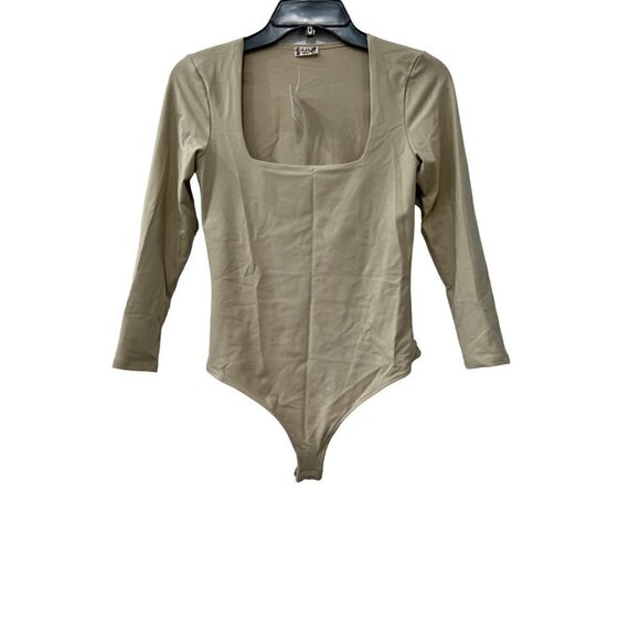 NWT Free People Intimately Size S Truth or Square Bodysuit Long Sleeve Stretch - Picture 5 of 16